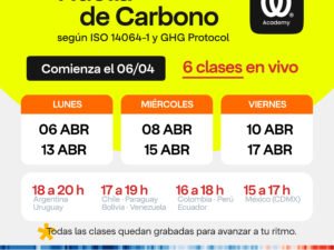 Curso intensivo Huella de Carbono ~ Comienza 6 de abril 2026